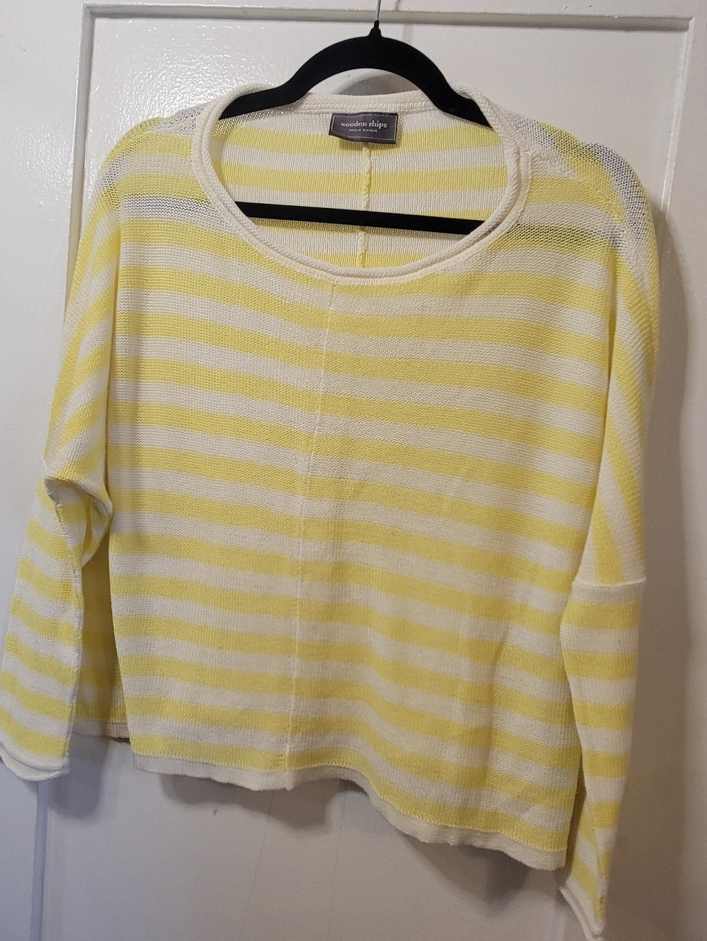 Anthropologie Wooden Ships S Net Sweater